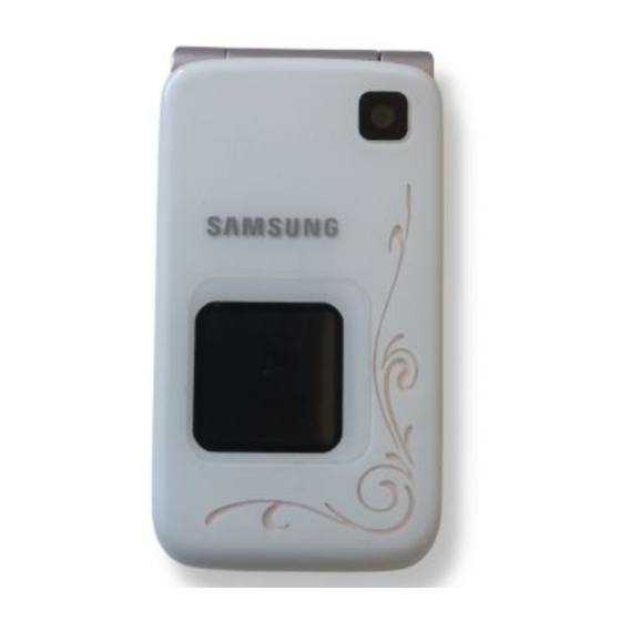 Samsung SGH-E420 Gebruiksaanwijzing