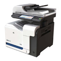 Hp Color LaserJet CM3530 Series Gebruikershandleiding