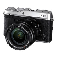 FujiFilm X-E3 Gebruiksaanwijzing