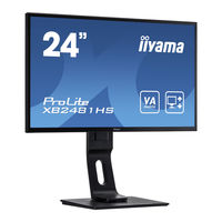 Iiyama Pro Lite X2481HS Gebruikershandleiding