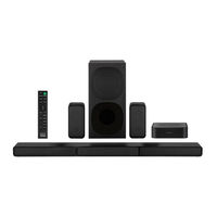 Sony HT-S40R Snelstartgids