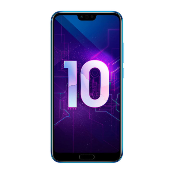 honor 10 Gebruikershandleiding