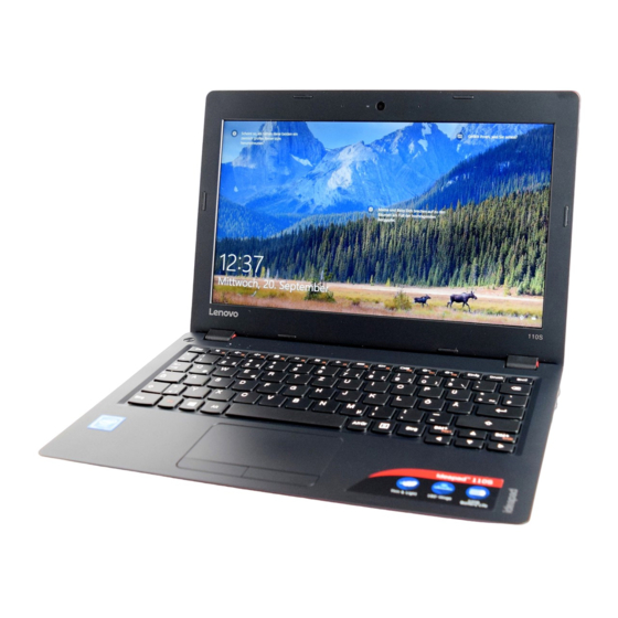 Lenovo ideapad 110S-11IBR Gebruikershandleiding