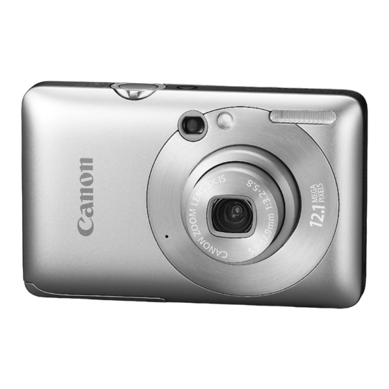 Canon Digital IXUS 100 IS Gebruikershandleiding