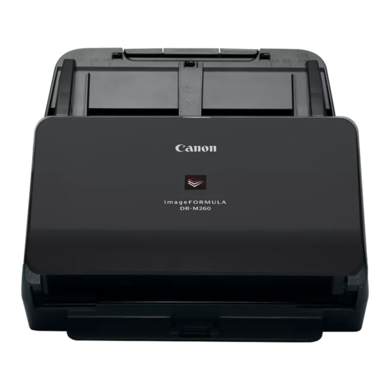 Canon imageFORMULA DR-M260 Gebruikershandleiding