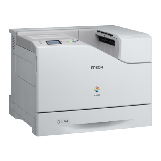 Epson AL-C500 Series Gebruikershandleiding