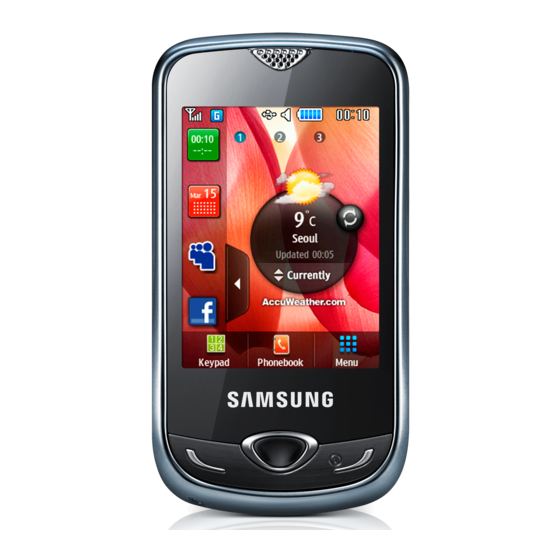 Samsung GT-S3370 Gebruiksaanwijzing