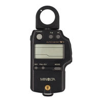 Minolta AUTO METER VF Gebruiksaanwijzing