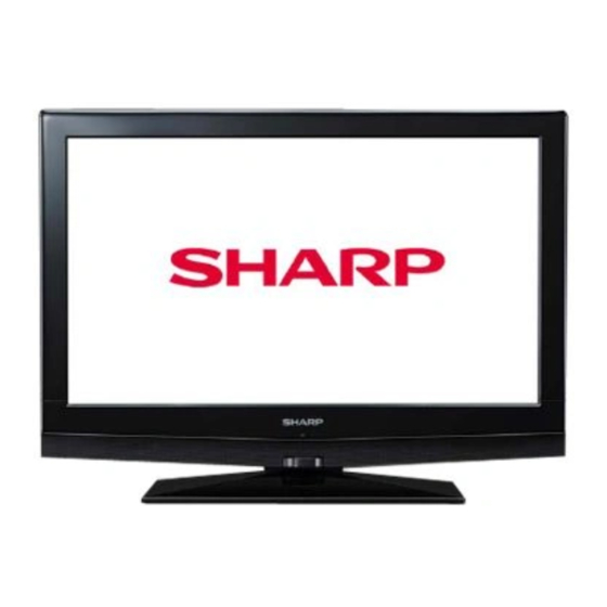 Sharp LC-26SB25E Gebruiksaanwijzing