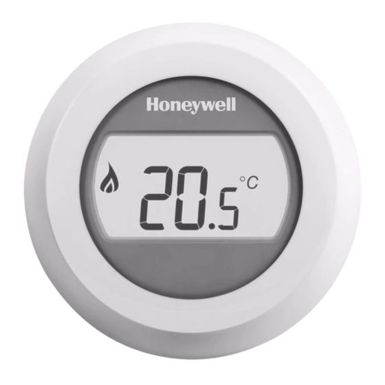 Honeywell T87G Gebruiksaanwijzing