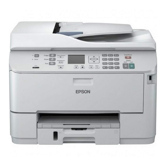 Epson WP-4511 Gebruikershandleiding