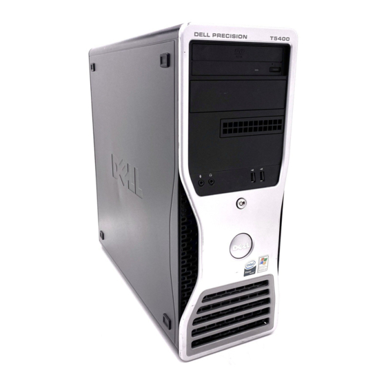 Dell Precision T5400 Gebruikshandleiding