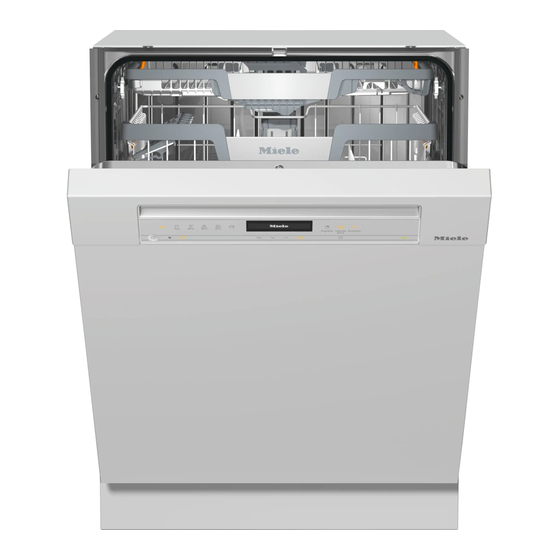 Miele G 7310 Gebruiksaanwijzing