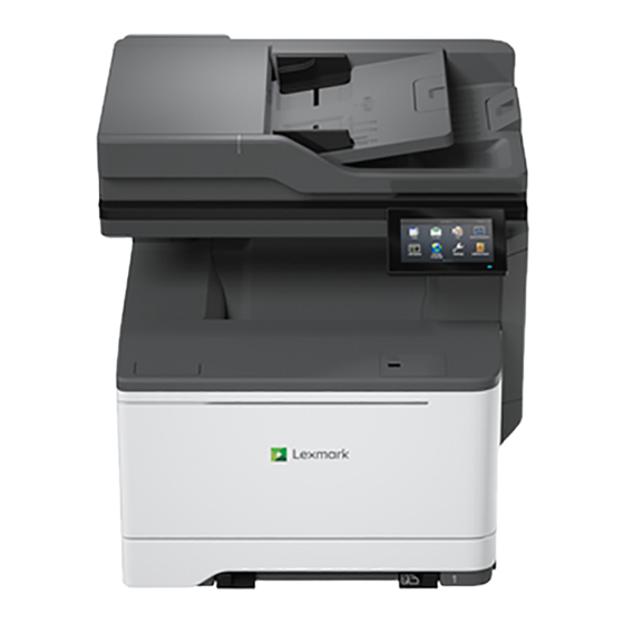 Lexmark CX532 Gebruikershandleiding