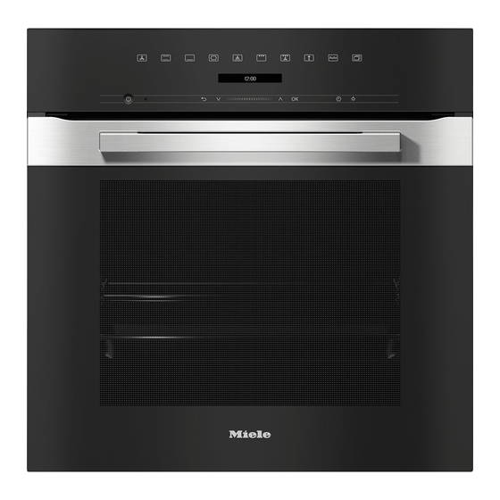 Miele H 7260 B Gebruiks- En Montagehandleiding