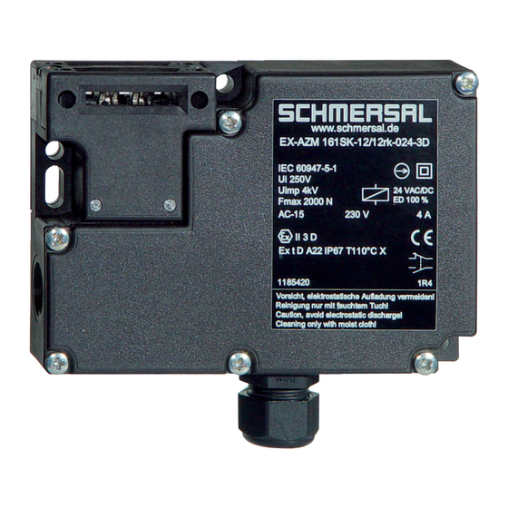 schmersal AZM 161CC-12/12RKA -110/230 Instructies