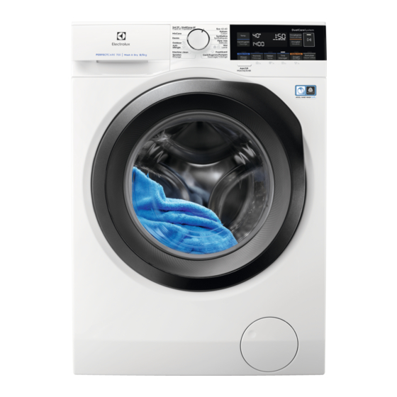 Electrolux EW7W16853D Gebruiksaanwijzing