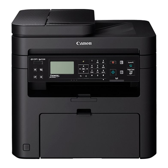 Canon MF244dw Gebruikershandleiding