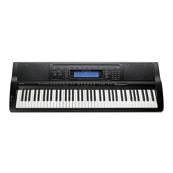 Casio WK200 Gebruiksaanwijzing