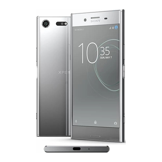 Sony Xperia XZ Premium G8142 Gebruikershandleiding