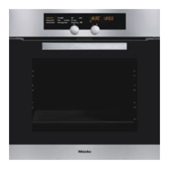 Miele H 4330 Gebruiksaanwijzing