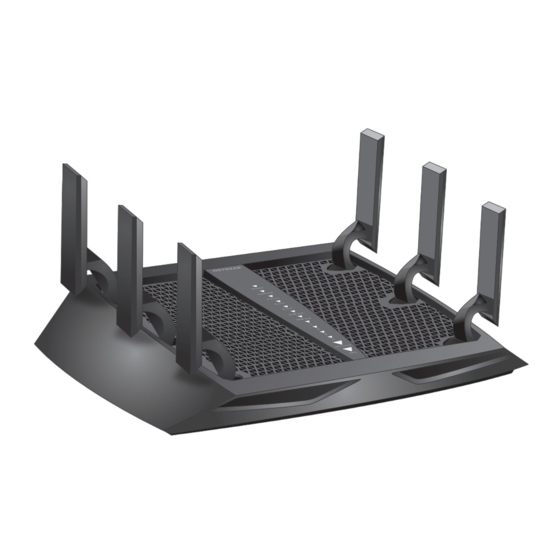 Nighthawk X6 AC3200 Tri-Band WiFi Router Beknopte Handleiding