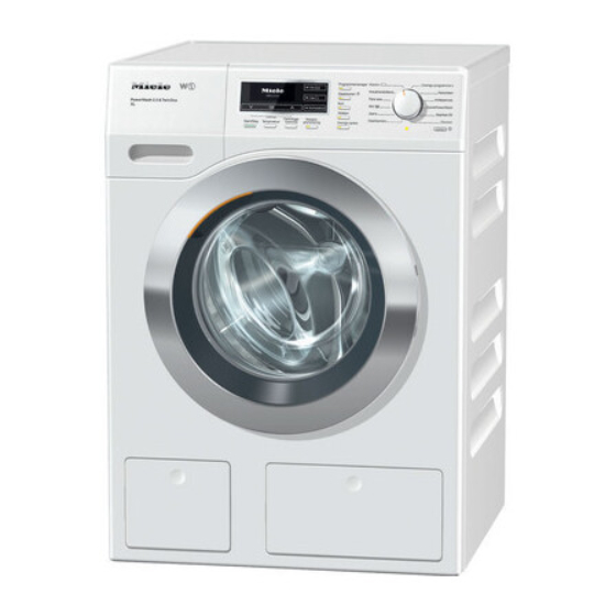 Miele WKR 970 WPS Gebruiksaanwijzing