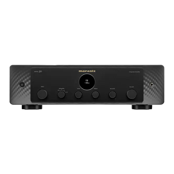 Marantz 50 Gebruiksaanwijzing