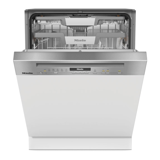 Miele G 7210 Gebruiksaanwijzing