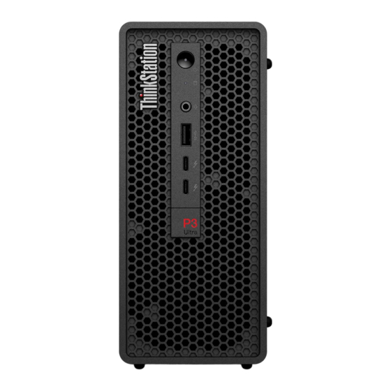 Lenovo ThinkStation P3 Ultra Gebruikershandleiding