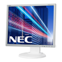 NEC MultiSync EA193Mi Gebruikershandleiding