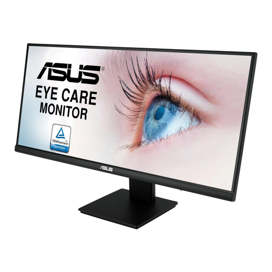 ASus VP299CL Series Gebruikshandleiding