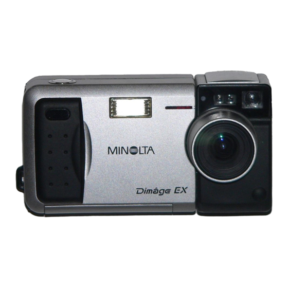 Minolta Dimage EX Series Gebruiksaanwijzing