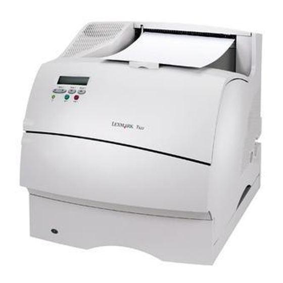 Lexmark T620 Installatiehandleiding