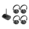 Avantree WSHT-5049 Q504 - Handleiding voor draadloos audiosysteem met vier hoofdtelefoons