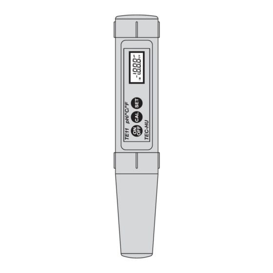 TEC-HU TE 11 Gebruiksaanwijzing
