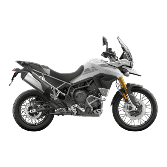 Triumph Tiger 850 Sport 2020 Gebruikershandleiding