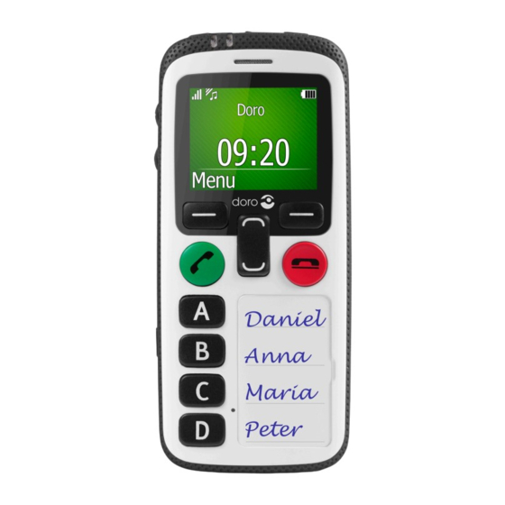 DORO SECURE 580 Installatiehandleiding