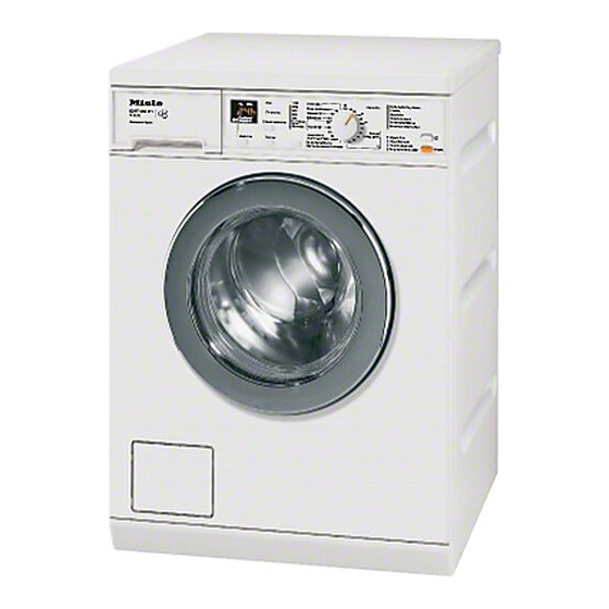 Miele Softtronic W 3465 WPS Gebruiksaanwijzing