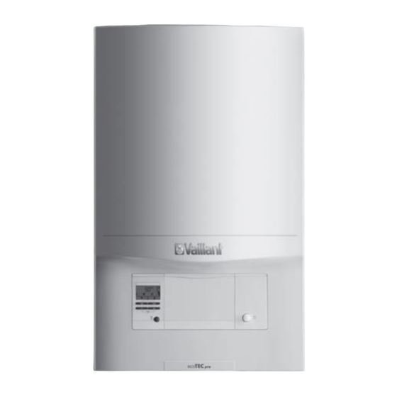 Vaillant ecoTEC pro VC 246/5-3 E-BE Installatie- En Onderhoudshandleiding