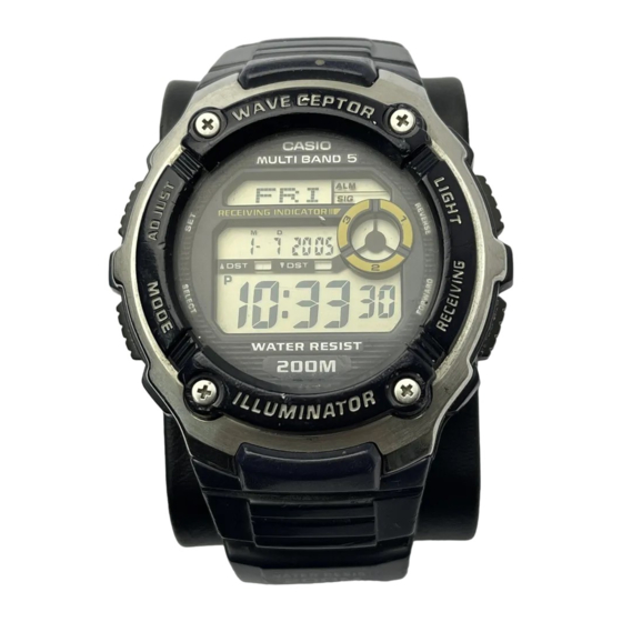 Casio 3139 Gebruiksaanwijzing