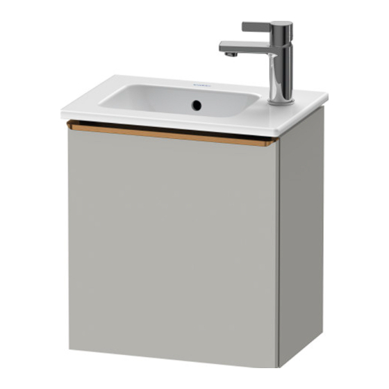 DURAVIT D-Neo DE 4259 L Montagehandleiding