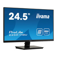 Iiyama ProLite E2591HSU Gebruiksaanwijzing