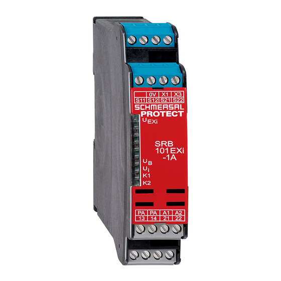 schmersal PROTECT SRB 101EXi-1A Bedieningshandleiding