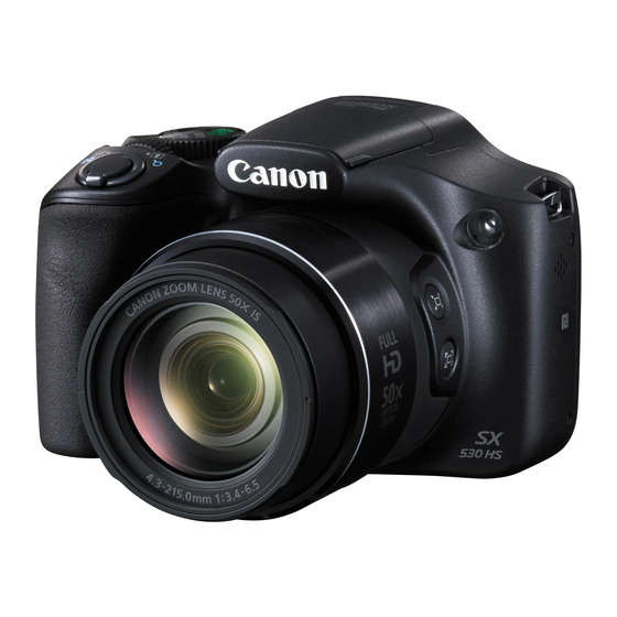 Canon PowerShot SX530 HS Gebruikershandleiding