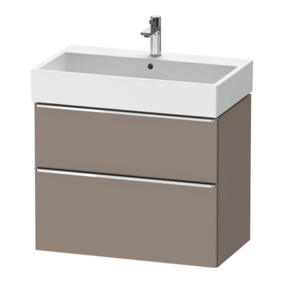 DURAVIT D-Neo DE 4373 Montagehandleiding