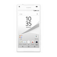 Sony Xperia Z5 Compact E5823 Gebruikershandleiding