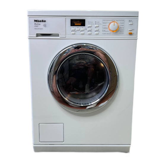 Miele Softtronic WT 2670 WPM Gebruiksaanwijzing