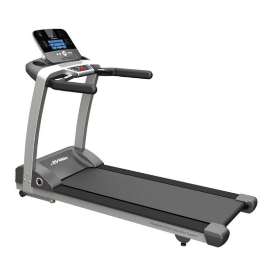 Life Fitness T3-LOOPBAND Gebruikershandleiding