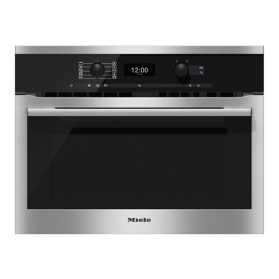 Miele H6300BM Gebruiks- En Montagehandleiding